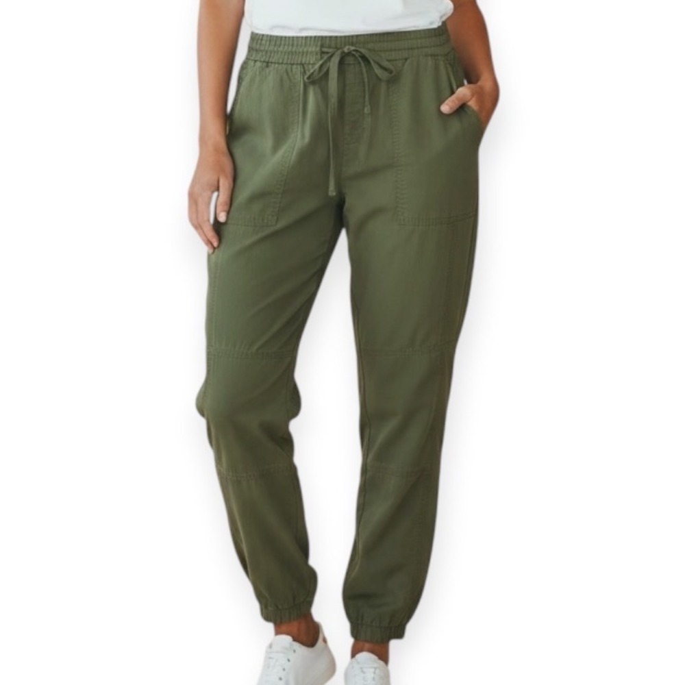 Banana Republic Jogger Pants Olive Green Excellent Small Womens